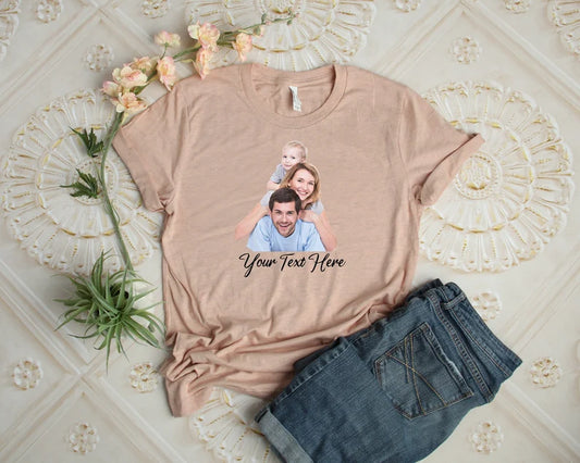 custom picture t shirts  for 3 year anniversary gift