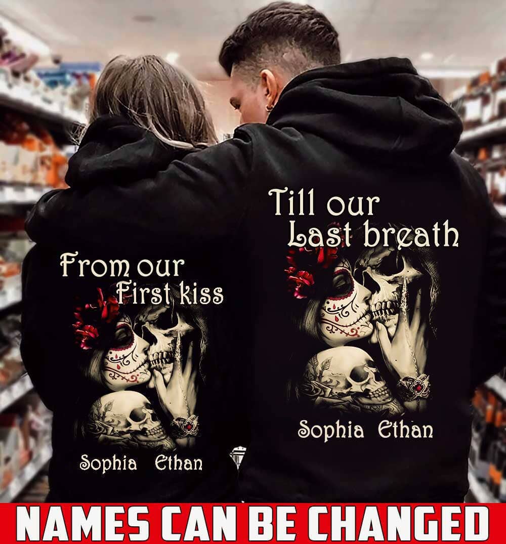 Moon And Sun Print Hoodies
