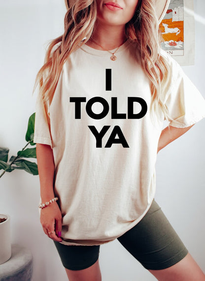 The ‘I Told Ya’ T-Shirt: From Loewe to Challengers & Why Everyone’s Obsessed